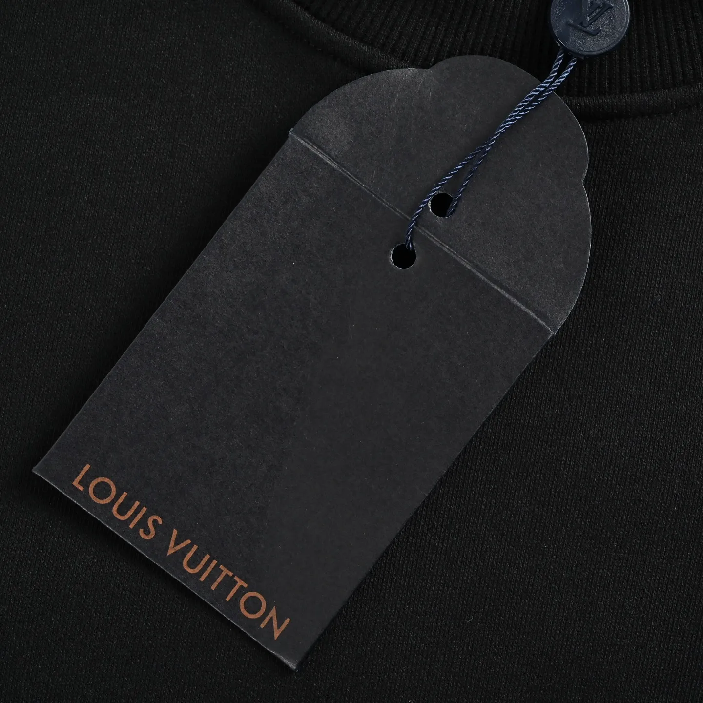 Louis Vuitton/Louis Vuitton presbyopic letter embroidered round neck sweatshirt